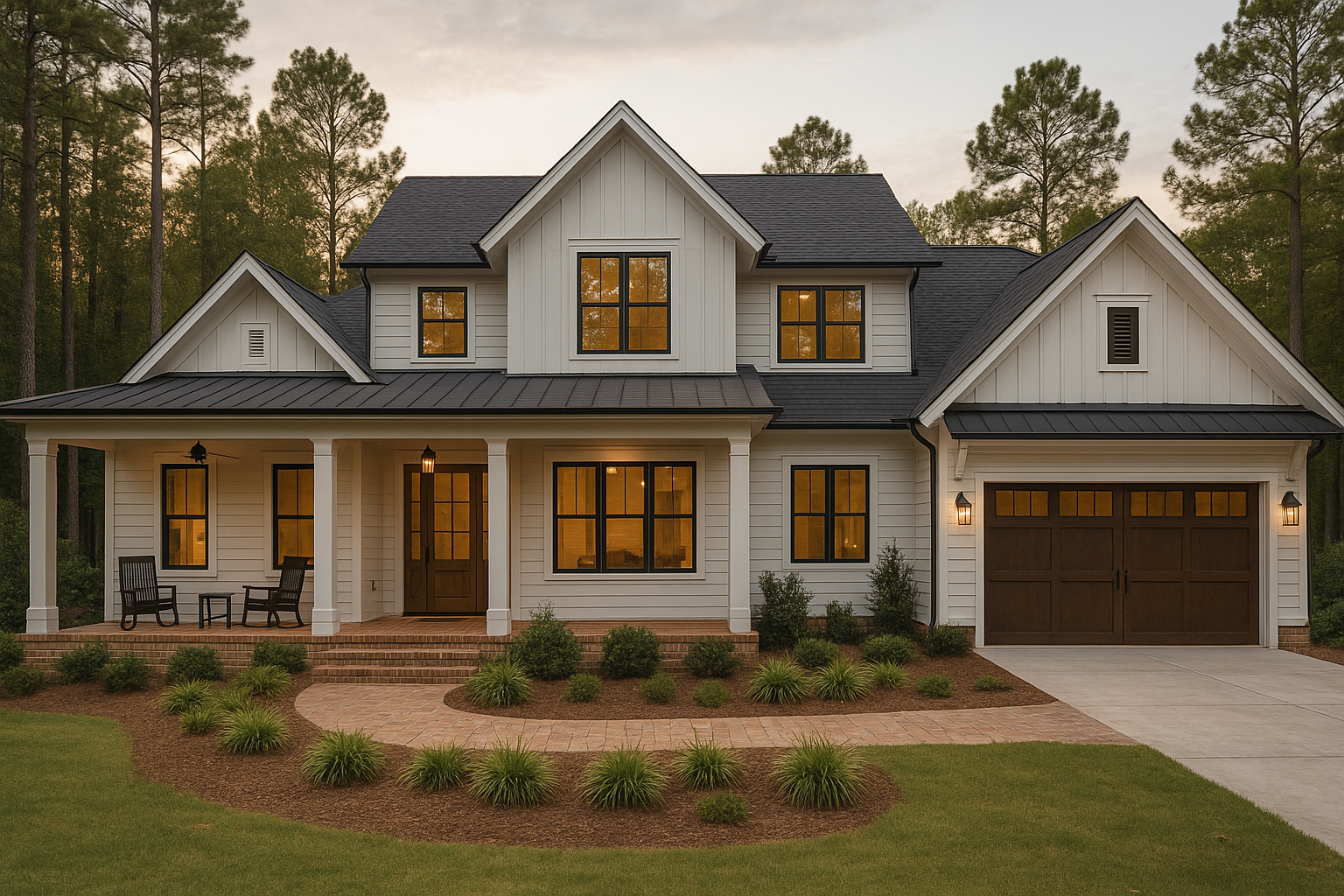 Custom home in foxfire nc