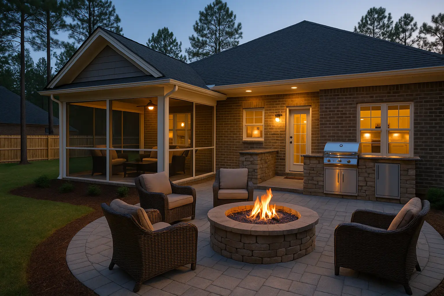 Outdoor living in Sandhills