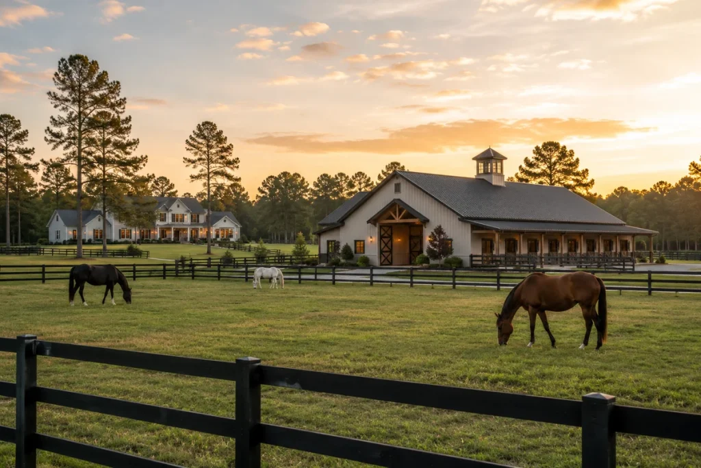 Custom Horse Barns Southern Pines, NC